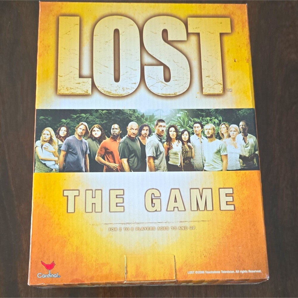 Cardinal Lost The Game TV Show Tie-In Board Game Complete 2+ 13+ 2006 MPN 37817